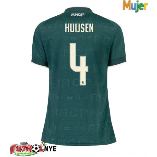 Camiseta Real Madrid Dean Huijsen #4 Visitante Equipación para mujer 2026-27 manga corta